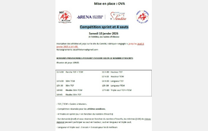 Compétition sprint et 4 sauts