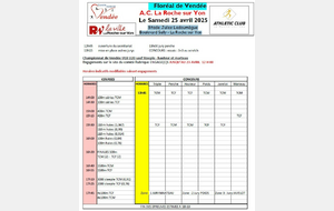 ½ Programme floréal