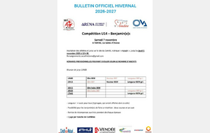 Comptition U14 (Benjamin(e))